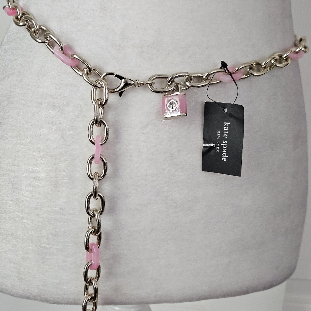 Kate Spade NY Chain/Resin Belt